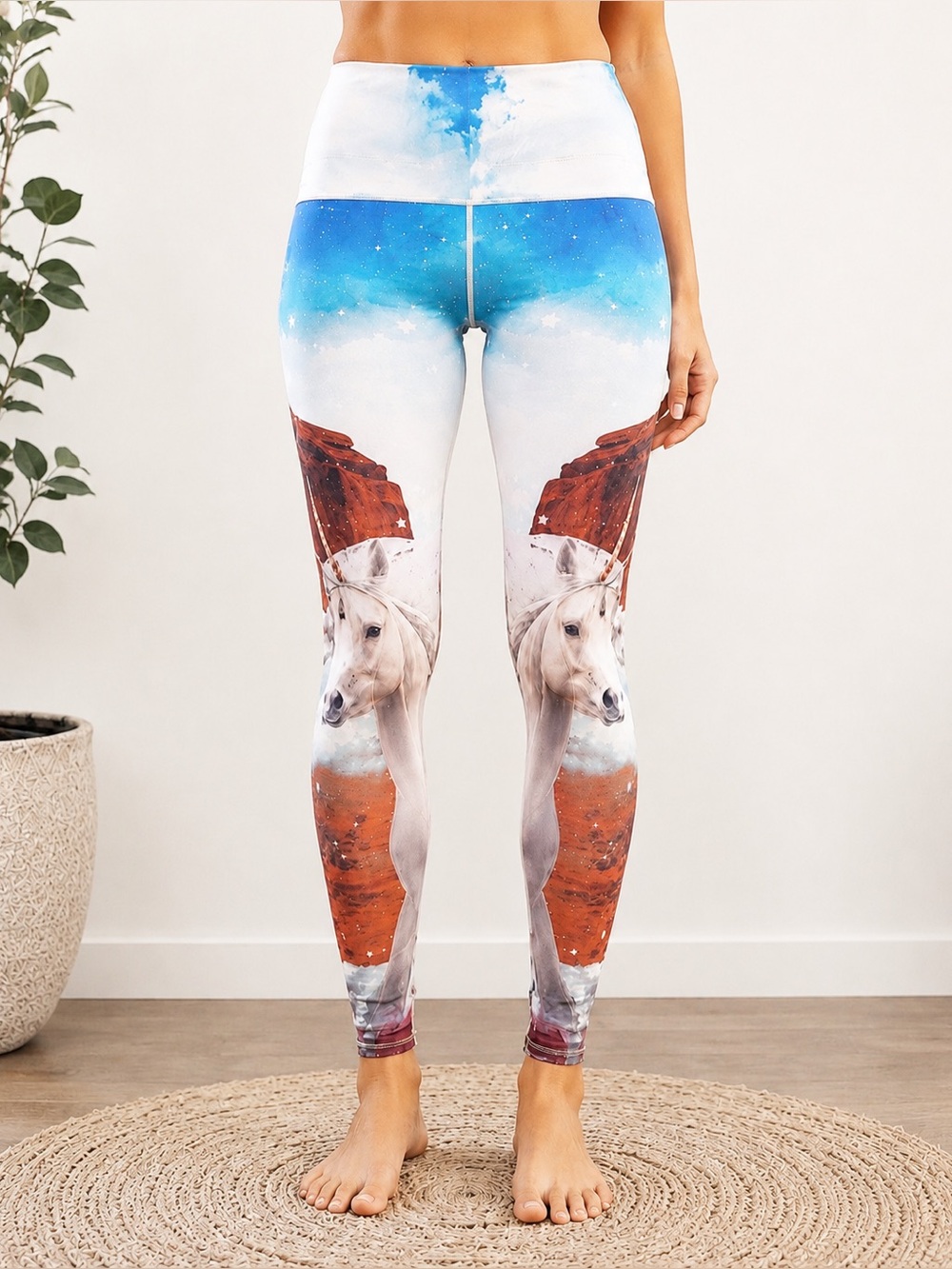 Teeki Desert Unicorn Print Leggings